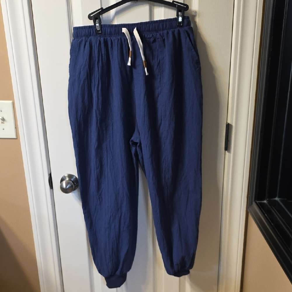 Men's Blue Jogger Pants
